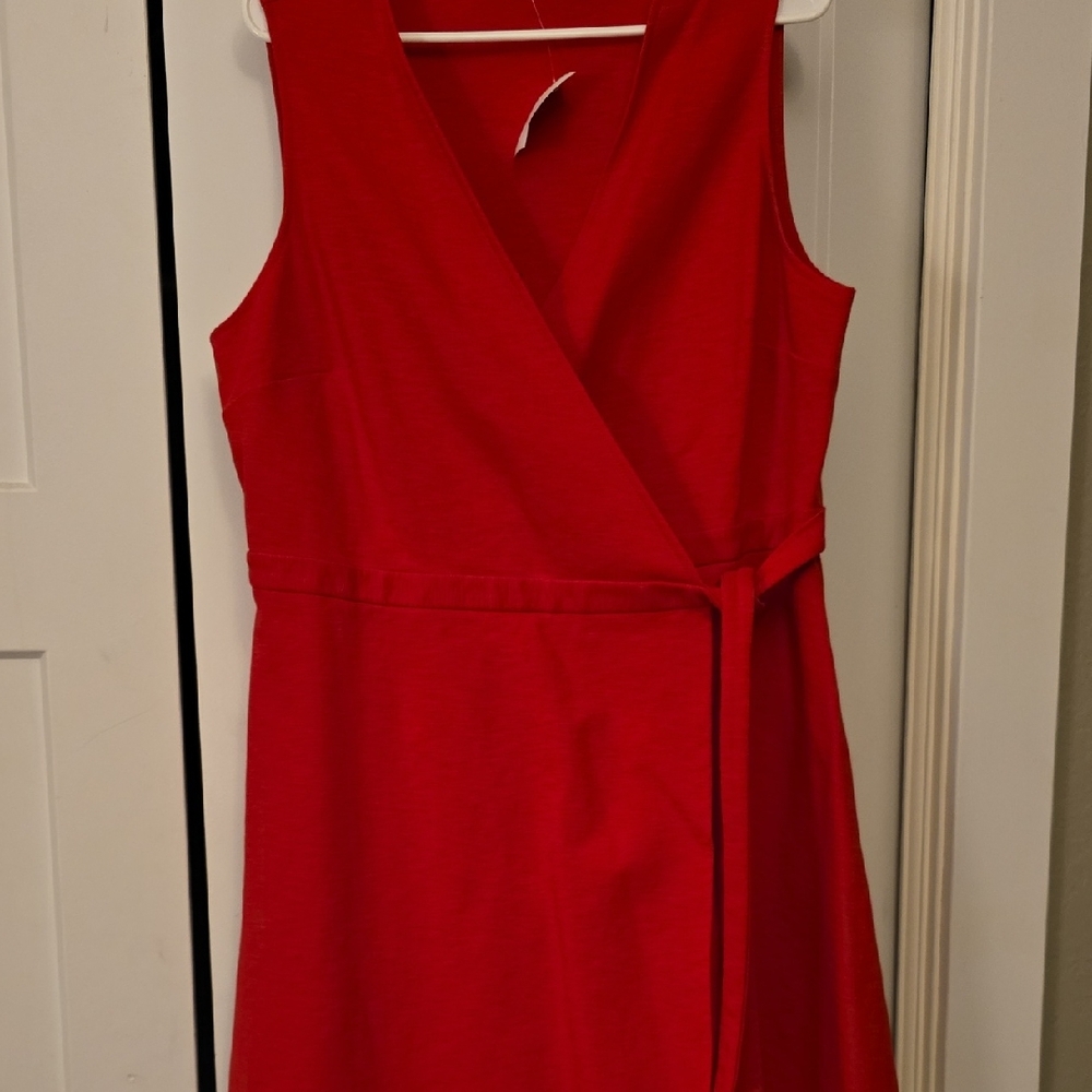 J. Crew Vibrant Red Mini Dress